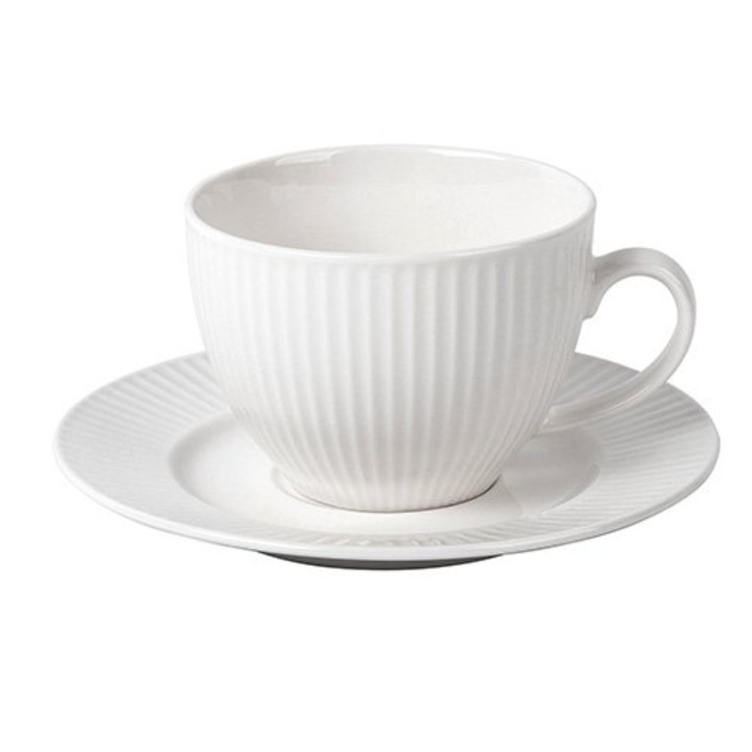 Imagem ilustrativa para Xícara e pires para chá em new bone china 200ml
