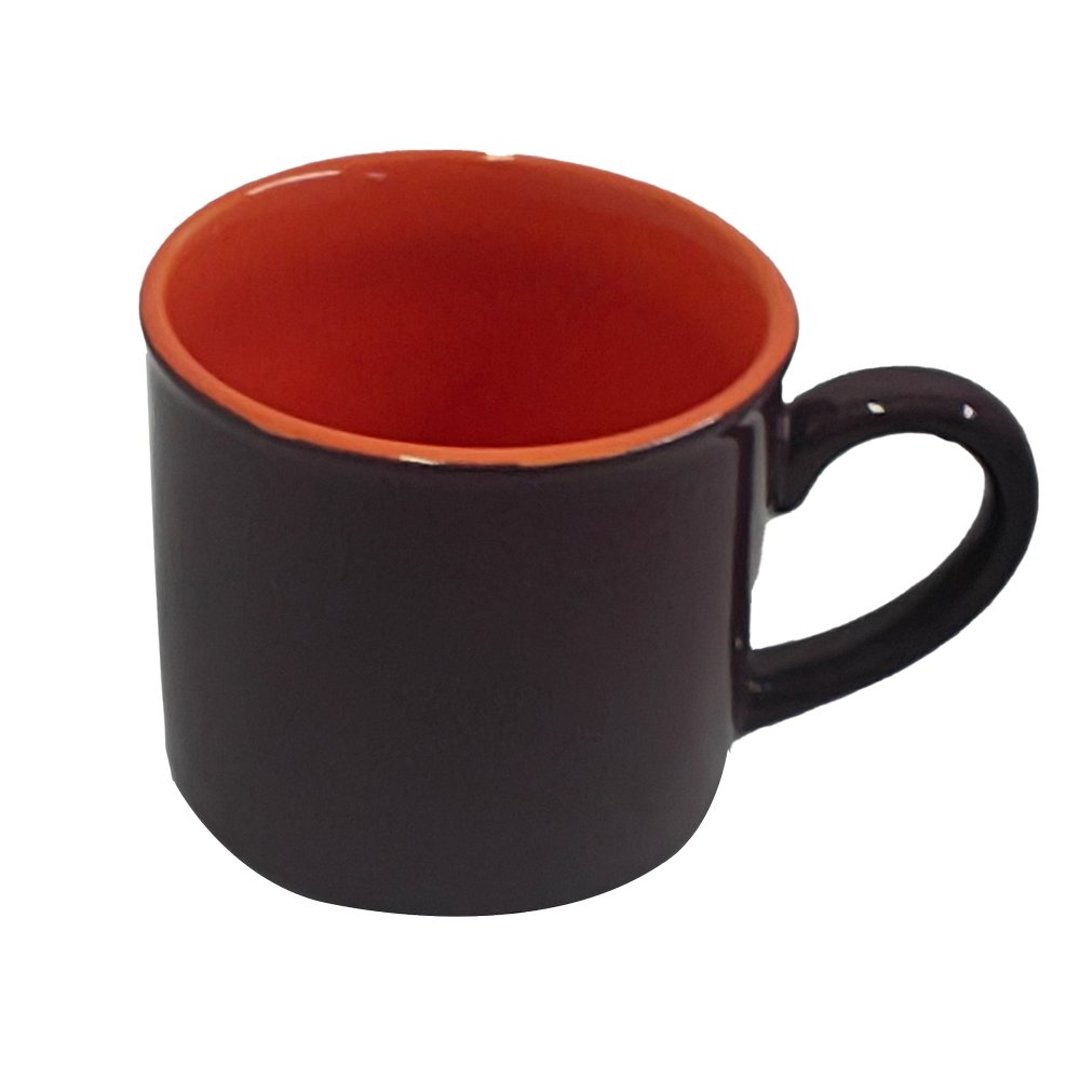 Imagem ilustrativa para Xicara para café em cerâmica 90ml Marsala/Terracota